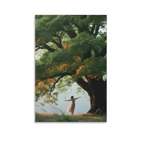 Décoration murale pour le bureau WIASVZMCI, peinture vintage de 16x24inch
