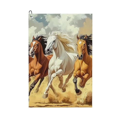 Serviettes de golf modernes Marseille en microfibre pour homme et femme, grande serviette de golf gaufrée, lavable en machine