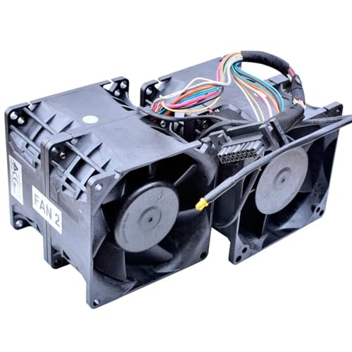 Ventilador GFM0812DU de 80mm para eliminar aire caliente en servidores de alta densidad 12V
