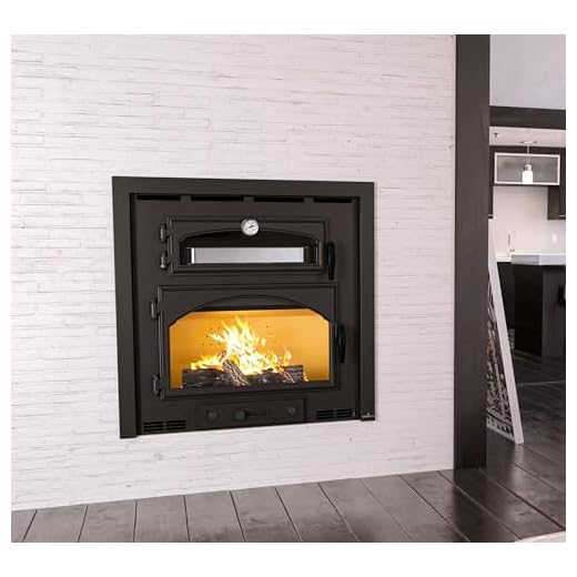 BRICOSOL HORNO DE LEÑA INSERTABLE CON TURBINAS MODELO EVEREST