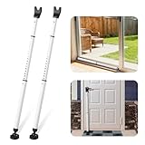 2-in-1 Security Bar for Doors and Windows, Adjustable Sliding Door Security Bar, Portable...
