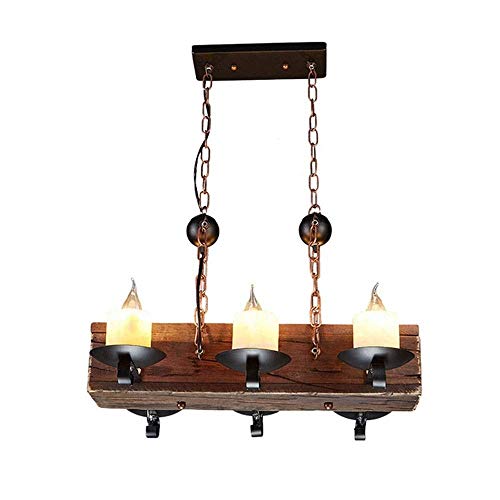 Plafonnier 6-lumières steampunk en verre pour illuminer un café ou restaurant