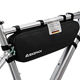 Borsa per telaio BIKEPACK BIKEPACK Borsa per bicicletta – Borsa ideale per bicicletta da corsa e mountain bike – Borsa piccola per tubo superiore perfetta come borse da bicicletta, BP002