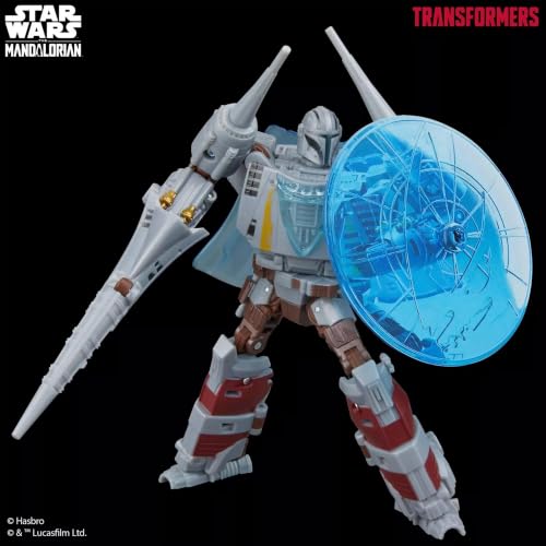 Figurine Transformers Collaborative Star Wars The Mandalorian N 1 Starfighter - vue 5