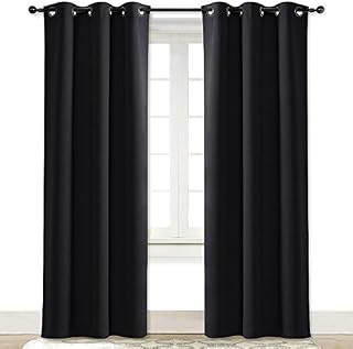 NICETOWN Soundproof Thermal Insulated Blackout Curtain Thermal Insulated Solid Grommet Blackout Drape