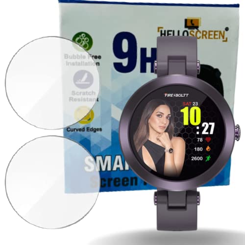 Image of 9H Screen Protector Flexible TPU Screenguard For FIRE BOLTT VIRGO [1.09 inch] Smartwatch (2 Pack) - Unbreakable Hydrogel TPU Film [ Not A Tempered Glass]