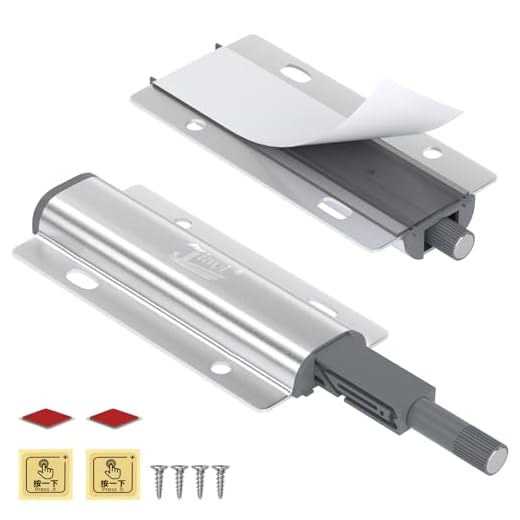 Iman Puerta Armario Presion Magnetica Jiayi 2 Pcs Push Open Metal Pestillo Magnetico Amortiguador Cierre Sujetar Puerta de Madera para Cocina Sujeccion Cajon Cerradore Mueble Cerrojo Iman Cerradura