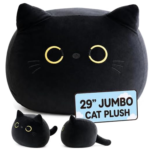 Soft 29-Inch Chonky Cat Plush Toy