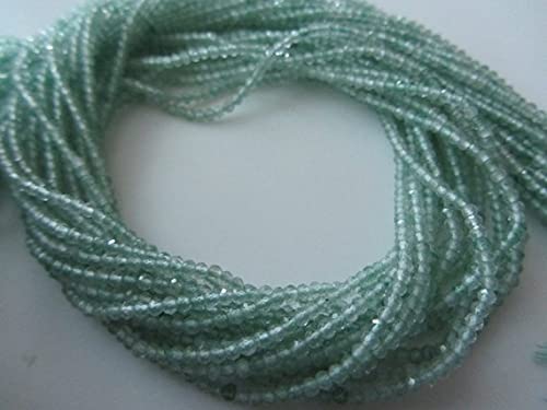 Aventurine verte perles rondelles 2.50mm pour création bijoux et loisirs créatifs