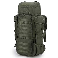 Mardingtop 70L Militär Rucksack Trekkingrucksack mit Regenschutz Wanderrucksack im Freien Große Kapazität Taktischer Rucksack für Wandern, Bergsteigen und Reisen