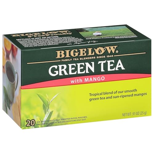 Bigelow Tea Green Tea with Mango, 20 ct