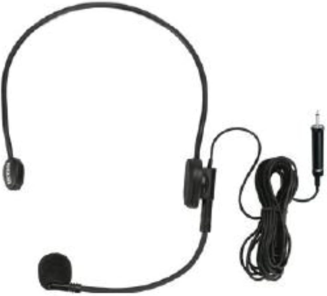 Ahuja Head band Microphone can be connected to the amplifier directly HBM-60CC with free Maxcord brand pin for connecting to laptop/PC