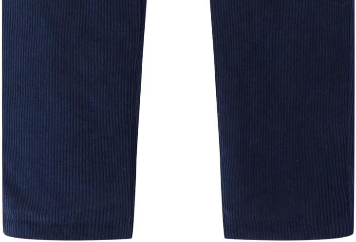 Boys Corduroy Pants Soft Sweatpants Elastic Waist Joggers Pants Casual Long Trousers - Image 3