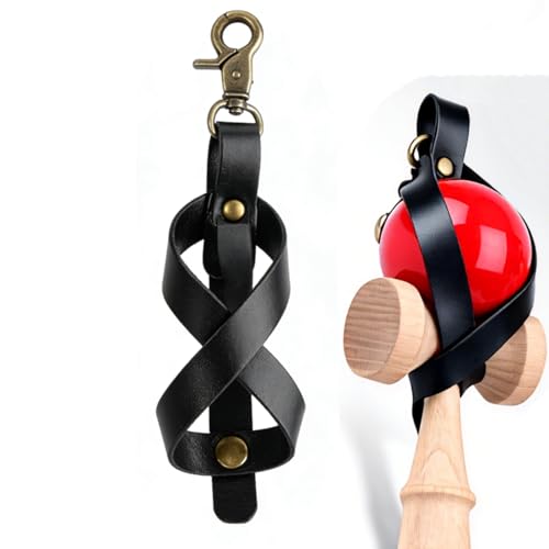 QYvtsor Leather Kendama Storage Case – Protective Cover for Pro Model Kendama, Lightweight Portable Pouch for Travel, Practice & Daily Storage