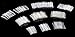 SummitLink Transparent Heat Shrink Tube Tubing Wrap Sleeve Set Combo (209Pcs Small Size)