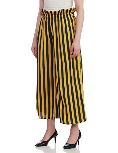 Image of A.T.U.N. (ALL THINGS UBER NICE) Womens High Rise Printed Regular Palazzo | Ankle Length Relaxed Fit Pant