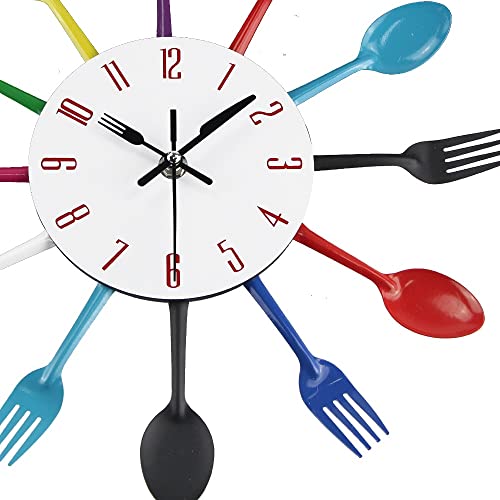 Horloge murale salon moderne électronique silencieuse pour maison et cuisine