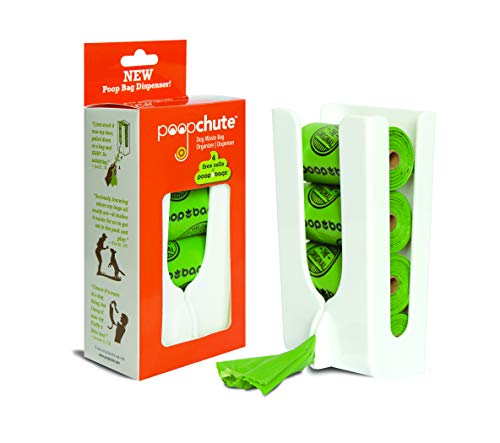 Pet Waste Bag Dispenser with 4 Free Rolls Poop Bags