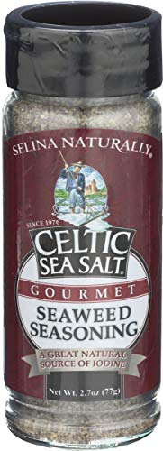 Celtic Sea Salt Gourmet Shaker – Versatile Adds Umami Taste to a Variety of Dishes, High in Naturally Occurring Iodine, Seaweed Seasoning, 2.3 Ounce