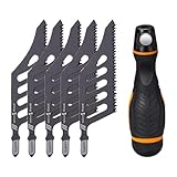 Stichsägeblätter, Holzbearbeitung, T-Schaft Aus Kohlenstoffstahl | Breites Bündiges Schneiden, Saubere Schnittfuge, 95 G – Dieses Professionelle Präzisionswerkzeug-Set Erzeugt Glatte, Klare Kanten In