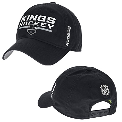 Reebok Los Angeles Kings Center Ice Locker Room Snapback Adjustable Hat Black