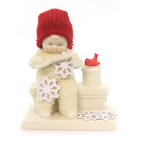 Department 56 Snowbabies “Making Snow” Porcelain Figurine, 4”
