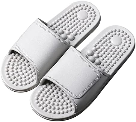 MOTTLED SKY Acupressure Massage Slippers Reflexology Sandals for Foot Pain Relief Plantar Fasciitis for Women Acupuncture Slippers Arthritis Neuropathy Pain Non-Slip Massage Sandals