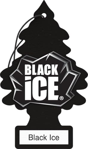 WUNDER-BAUM Auto-Lufterfrischer I Anhänger für langanhaltenden Duft im Auto oder zu Hause I Black Ice 1 Stück