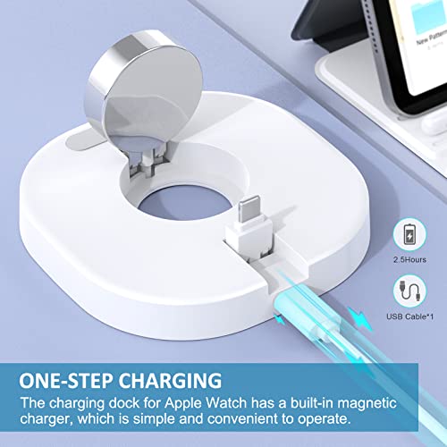 For Apple Watch Charger - 2 In 1 Wireless Watch Charger Portable Charging Stand With Charging Cable Compatible With Iwatch Series 8/7/6/5/4/3/2/Se - Charging Dock Station For Airpods 1/2/3/Pro #TOP1