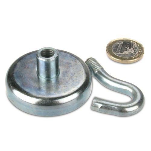 Gancho Magnético Imanes De Neodimio Fuerte Ventosa 20ps 10kg