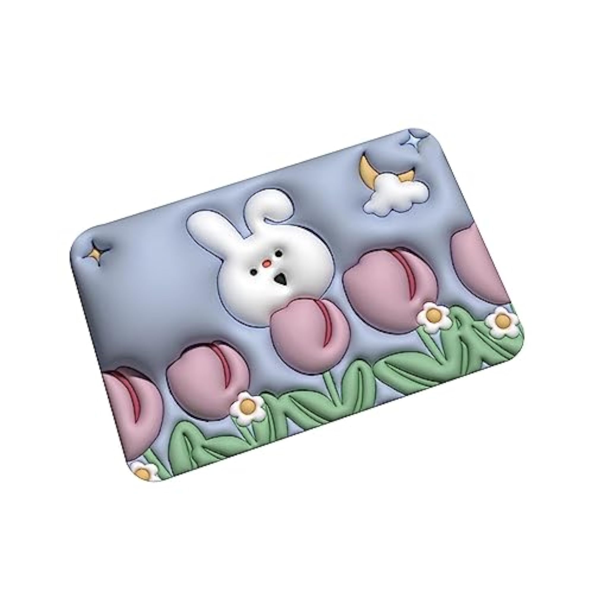 Soft Absorbent Bath Mat for Front Door, Flower Decor