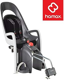 Hamax Caress Rear Child Bike Seat (Grey/White, Frame Mount)