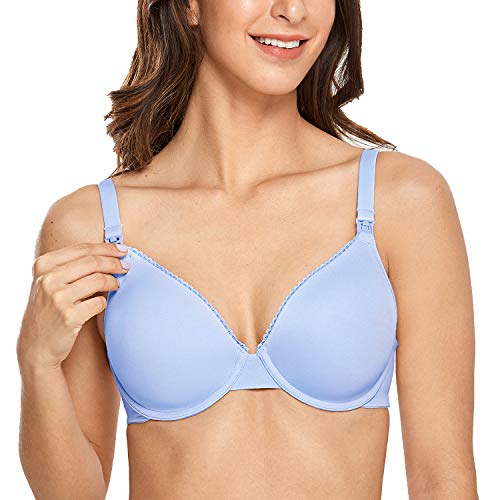 Image of Gratlin Women's Underwire Nursing Bras Support Full Coverage Lightly Padded Maternity Bra for Breastfeeding