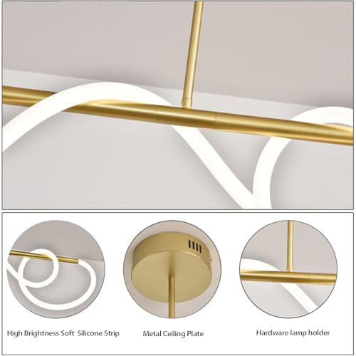 Lustre LED 54W variable pour ne plus manquer de lumière au-dessus de la table