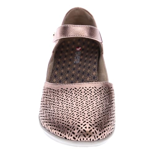 Image of Revere Osaka Mary Jane - Premium Leather - Orthotic-Friendly Removable Insoles - Adjustable Strap - Arch Support - Stylish Wedges for All-Day Comfort