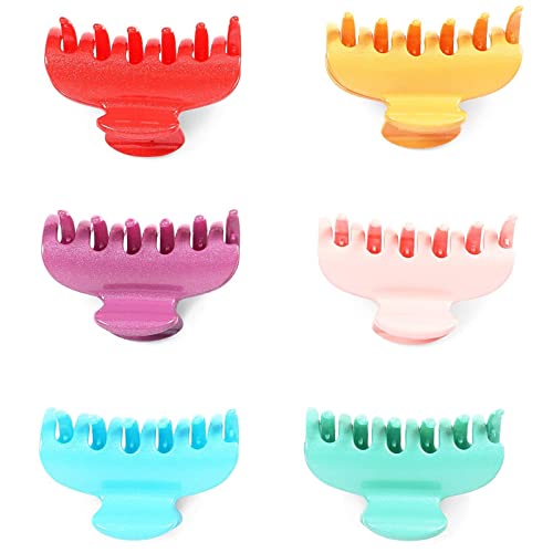 Claw Hair Clips for Women, Perfect for Thick Hair 6 Colors (3.5 Inches, 6 Pack)