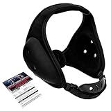 Trymaker Wrestling Headgear, Youth Head Gear with Chin Cup, Sorf Ear Guard for Men, MMA, Jiu-Jitsu (Head Under 21