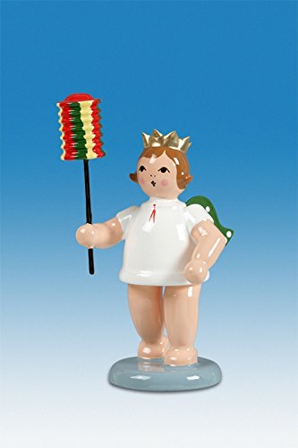Figura Miniatura Angelo Con Carillon (Tubo) – Altezza 6 Cm – Artigianato Originale Dei Monti Metalliferi (Erzgebirge), Germania - 3