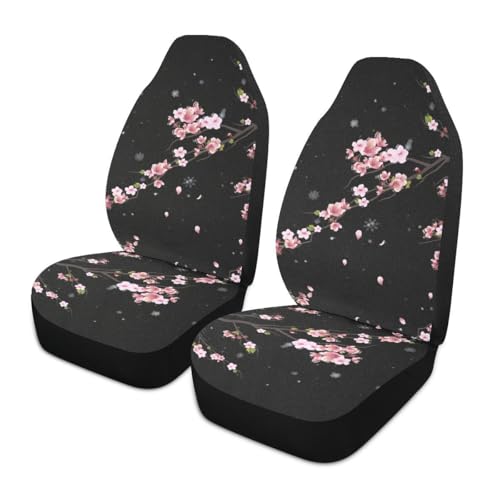 YINGQIGUAN Cherry Blossom Car Seat Covers