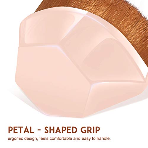 Pincel de maquiagem líquido para pincel de base, pincel de maquiagem rosa multifuncional Magic No Tr