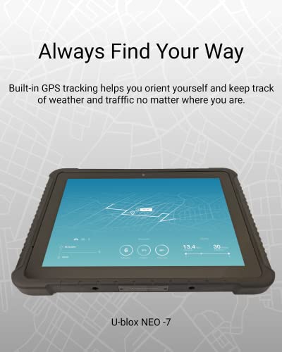Resilient A10-10" Inch Rugged Android Tablet (4Gb/ 64Gb) With Gps, 4G Lte Unlocked & Wifi, Waterproof, Drop-Proof & Temperature Resistant Enterprise Field Tablet With Hd Sunlight Readable Screen #TOP4