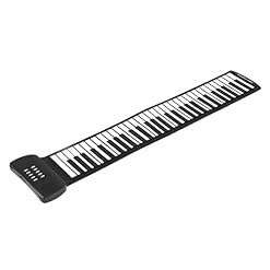 Piano Enroulable, 61 Touches Roll Up Piano Portable électronique Rechargeable avec Clavier de Piano en Silicone pour… - Les Beatles, Paul McCartney, John Lennon, RIngo Starr, George Harrison