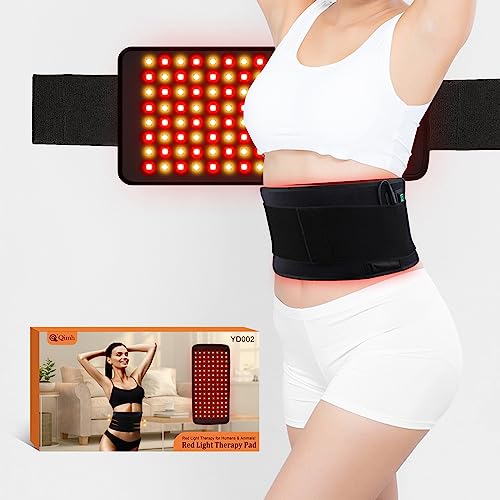 Cinturón de terapia de luz roja infrarroja para cuerpo, dispositivo de alivio del dolor de espalda y piernas, envolturas corporales tonificantes portátiles, regalos únicos de cumpleaños y Navidad para