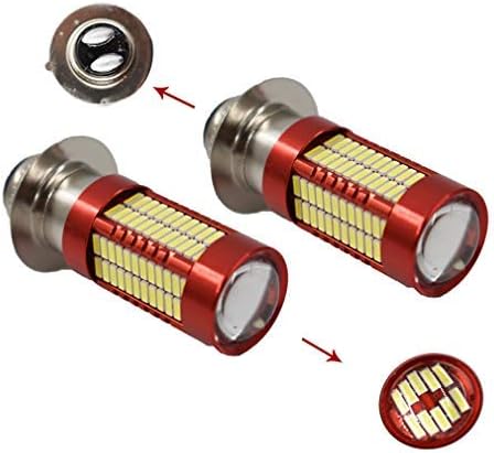LABLT 2Pcs H6M 70023 102LED 6000K White Headlight Bulb for Yamaha YFZ450R Rhino 700 Raptor YFM660 TRX