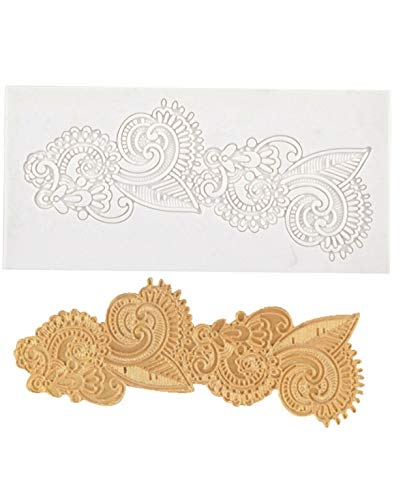 Molde de silicona para decoración de encaje
