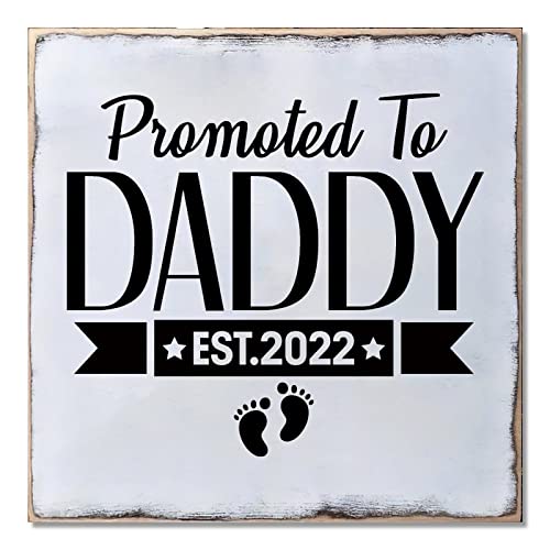 Panneau mural New Daddy Rimego decoratif de 40,6x40,6 cm pour un jeune papa