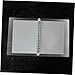 LALAFINA Portable Binder Refillable Notebook Cover Sturdy Binder Shell for Pages