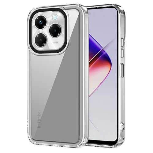 Image of Zapcase Back Case Cover for Infinix Note 40X 5G | Compatible for Infinix Note 40X 5G Back Cover | Case Cover with Camera Protection | (TPU + PC | Transparent)