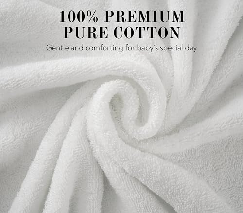 Serviette de baptême brodée en coton InnoBeta pour un cadeau mémorable - 7