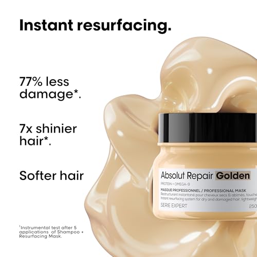 L'oréAl Professionnel Serie Expert Absolut Repair Golden Professional Mask 250Ml - 3
